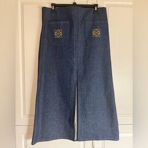 Loewe Blue Denim Skirt